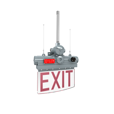 Double Side Wall Mounted Hanging Exit Light untuk industri makanan dan alkohol