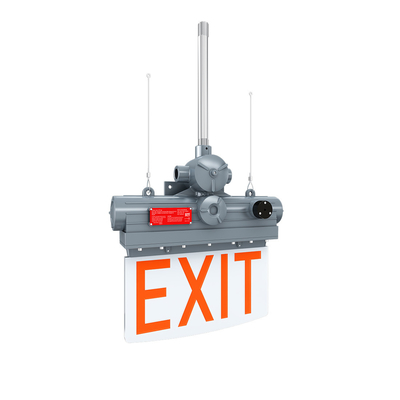 Double Side Wall Mounted Hanging Exit Light untuk industri makanan dan alkohol