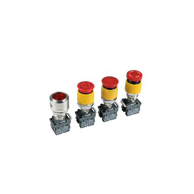 IP66-67 Aksesoris Pencahayaan Sakelar Tombol Tekan Darurat Stainless steel