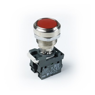 IP66-67 Aksesoris Pencahayaan Sakelar Tombol Tekan Darurat Stainless steel