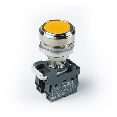 IP66-67 Aksesoris Pencahayaan Sakelar Tombol Tekan Darurat Stainless steel