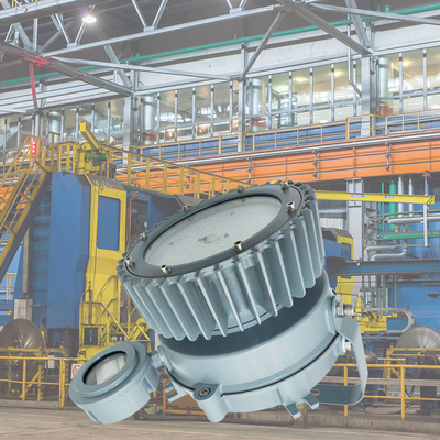 IP66 Explosion Proof LED High Bay Lights 20-200W SPBU Industri Kimia