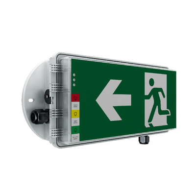 Tembaga Gratis Aluminium Explosion Proof Exit Emergency Lights 100-277V