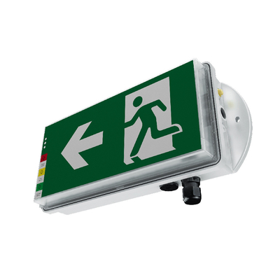 Lampu Darurat Keluar LED Terpasang di Dinding 2200k-7000k 100-277V
