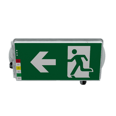 Tembaga Gratis Aluminium Explosion Proof Exit Emergency Lights 100-277V
