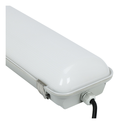 IP66 T5 T8 Komersial LED Vapor Tight Light 2700K Hingga 5700K